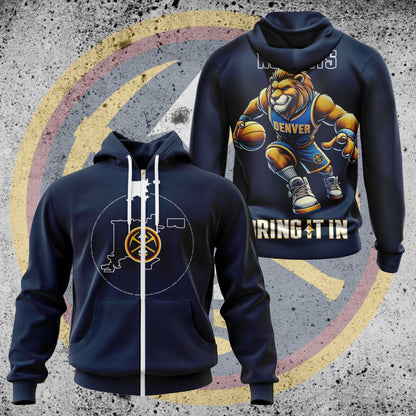LIMITED EDITION - NEW CUSTOMIZED NBA08 DN DENVER NUGGETS UNISEX T-SHIRT, POLO, HOODIE & JACKETS