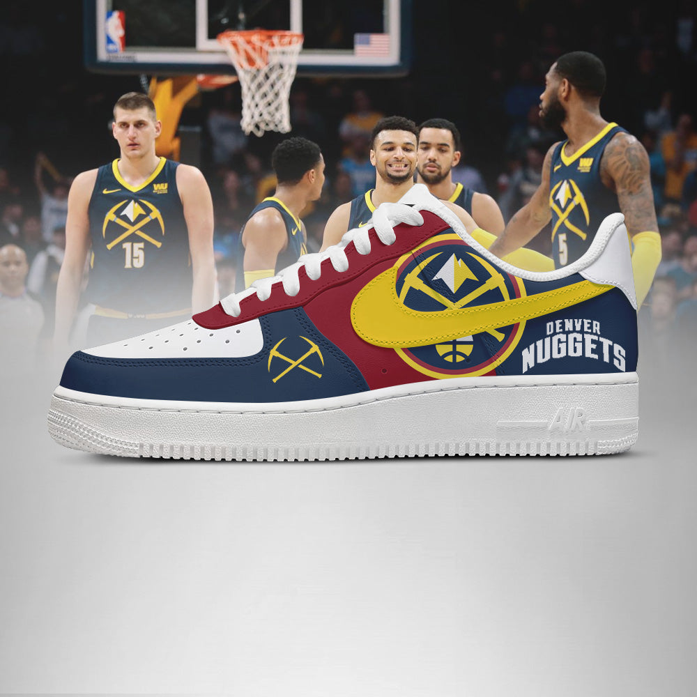 [HOT DEAL] NEW CUSTOMIZED NBA08 DNU DENVER NUGGETS AF1 SHOES
