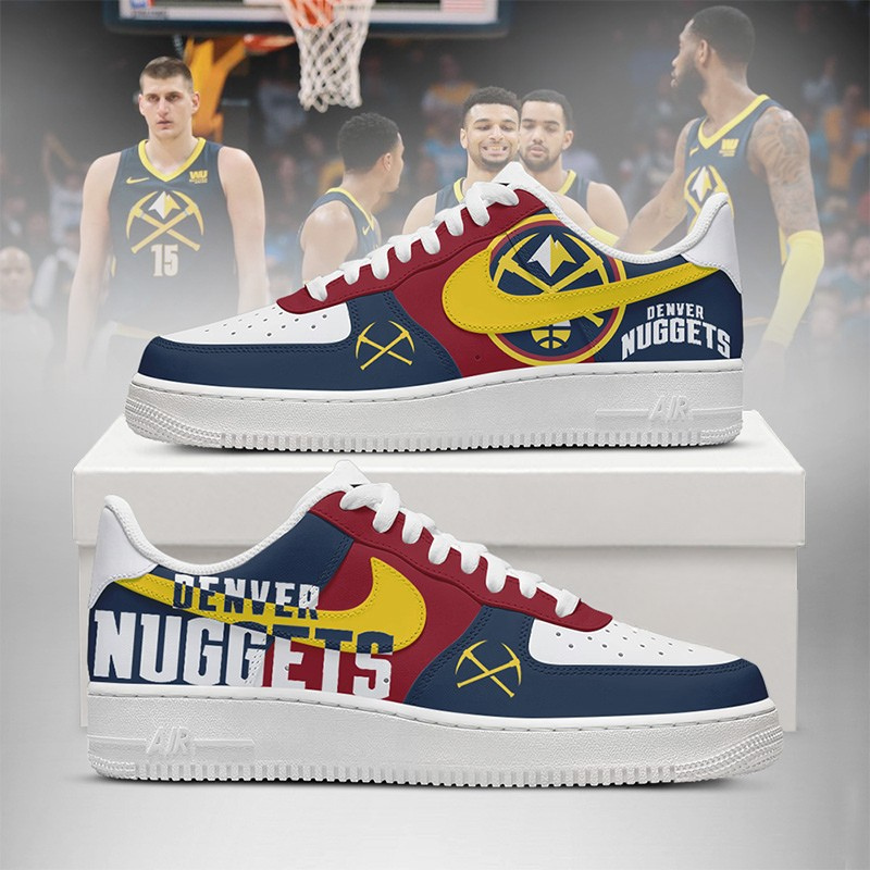 [HOT DEAL] NEW CUSTOMIZED NBA08 DNU DENVER NUGGETS AF1 SHOES