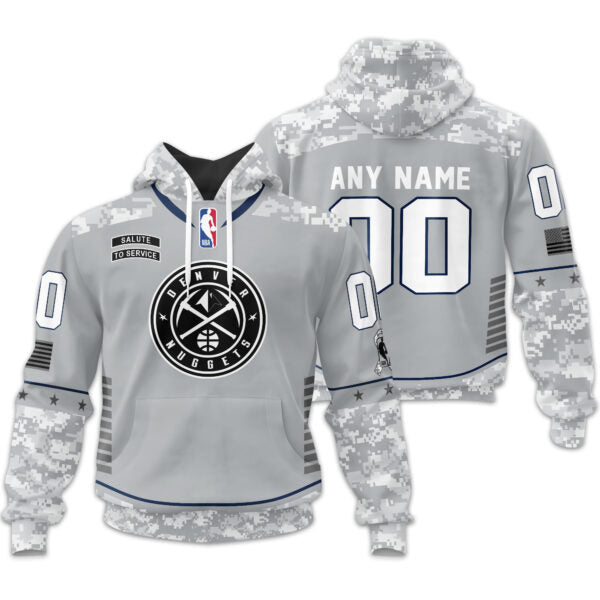 LIMITED EDITION - NEW CUSTOMIZED NBA08 DN DENVER NUGGETS UNISEX T-SHIRT, POLO, HOODIE & JACKETS