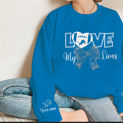 LIMITED EDITION - NEW CUSTOMIZED NFL04 DTL DETROIT LIONS UNISEX T-SHIRT, POLO, HOODIE & JACKETS