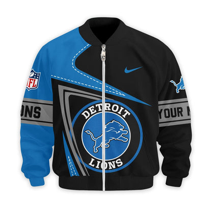 LIMITED EDITION - NEW CUSTOMIZED NFL04 DTL DETROIT LIONS UNISEX T-SHIRT, POLO, HOODIE & JACKETS