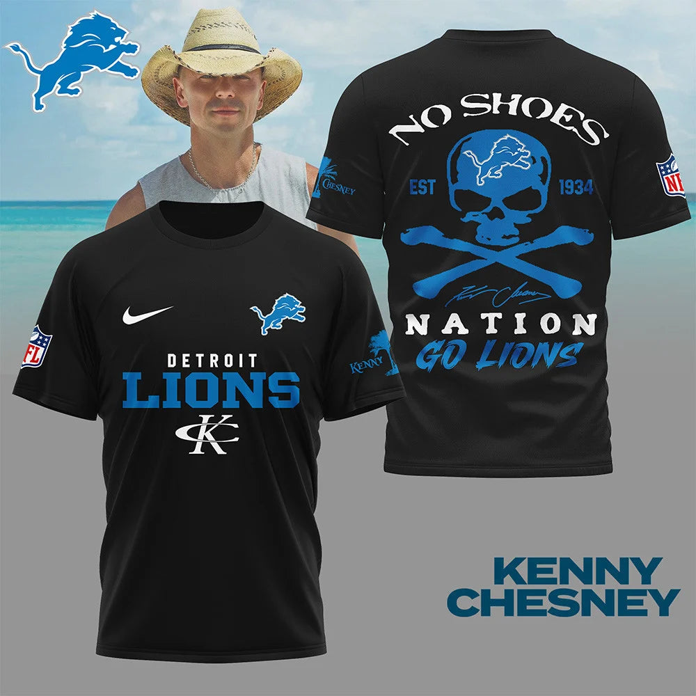 LIMITED EDITION - NEW CUSTOMIZED NFL04 DTL DETROIT LIONS T-SHIRT | MULTIPLE COLORS AVAILABLE