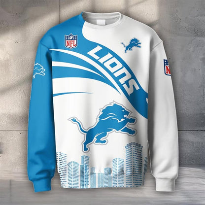 LIMITED EDITION - NEW CUSTOMIZED NFL04 DTL DETROIT LIONS UNISEX T-SHIRT, POLO, HOODIE & JACKETS