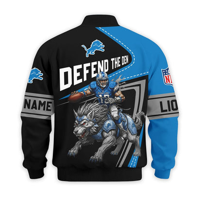 LIMITED EDITION - NEW CUSTOMIZED NFL04 DTL DETROIT LIONS UNISEX T-SHIRT, POLO, HOODIE & JACKETS