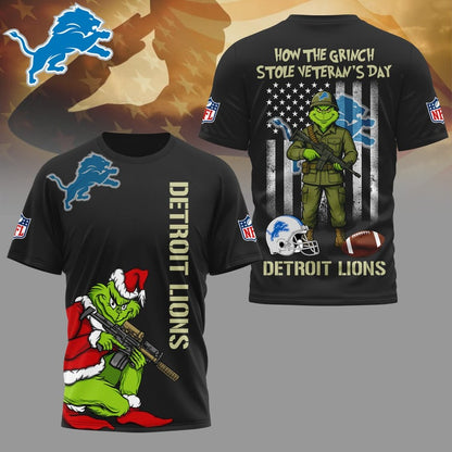 LIMITED EDITION - NEW CUSTOMIZED NFL04 DTL DETROIT LIONS 3D SHIRT