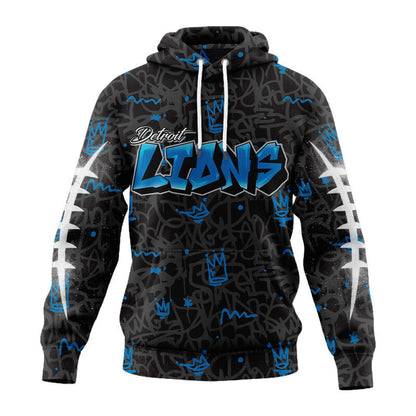 LIMITED EDITION - NEW CUSTOMIZED NFL04 DTL DETROIT LIONS UNISEX T-SHIRT, POLO, HOODIE & JACKETS