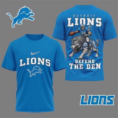 LIMITED EDITION - NEW CUSTOMIZED NFL04 DTL DETROIT LIONS NATION GEAR 3D SHIRT