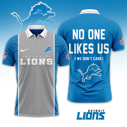 LIMITED EDITION - NEW CUSTOMIZED NFL04 DTL DETROIT LIONS UNISEX T-SHIRT, POLO & HOODIE