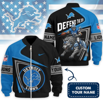 LIMITED EDITION - NEW CUSTOMIZED NFL04 DTL DETROIT LIONS UNISEX T-SHIRT, POLO, HOODIE & JACKETS