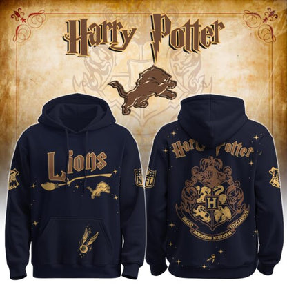 LIMITED EDITION - NEW CUSTOMIZED NFL04 DTL DETROIT LIONS x HARRY POTTER T-SHIRT, HOODIE, ZIP HOODIE