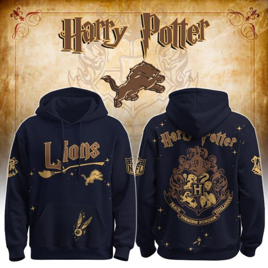LIMITED EDITION - NEW CUSTOMIZED NFL04 DTL DETROIT LIONS x HARRY POTTER T-SHIRT, HOODIE, ZIP HOODIE
