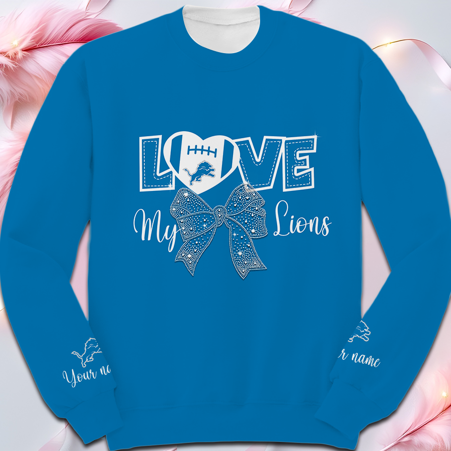 LIMITED EDITION - NEW CUSTOMIZED NFL04 DTL DETROIT LIONS UNISEX T-SHIRT, POLO, HOODIE & JACKETS