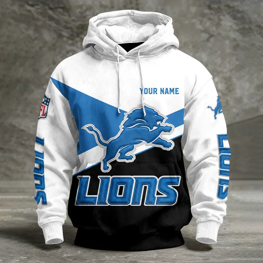 LIMITED EDITION - NEW CUSTOMIZED NFL04 DTL DETROIT LIONS UNISEX T-SHIRT, POLO, HOODIE & JACKETS