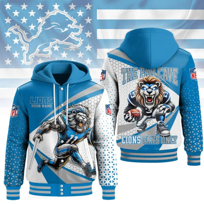 LIMITED EDITION - NEW CUSTOMIZED NFL04 DTL DETROIT LIONS UNISEX T-SHIRT, POLO, HOODIE & JACKETS