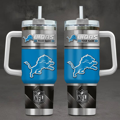 LIMITED EDITION - NEW CUSTOMIZED NFL04 DTL DETROIT LIONS TUMBLER CUP