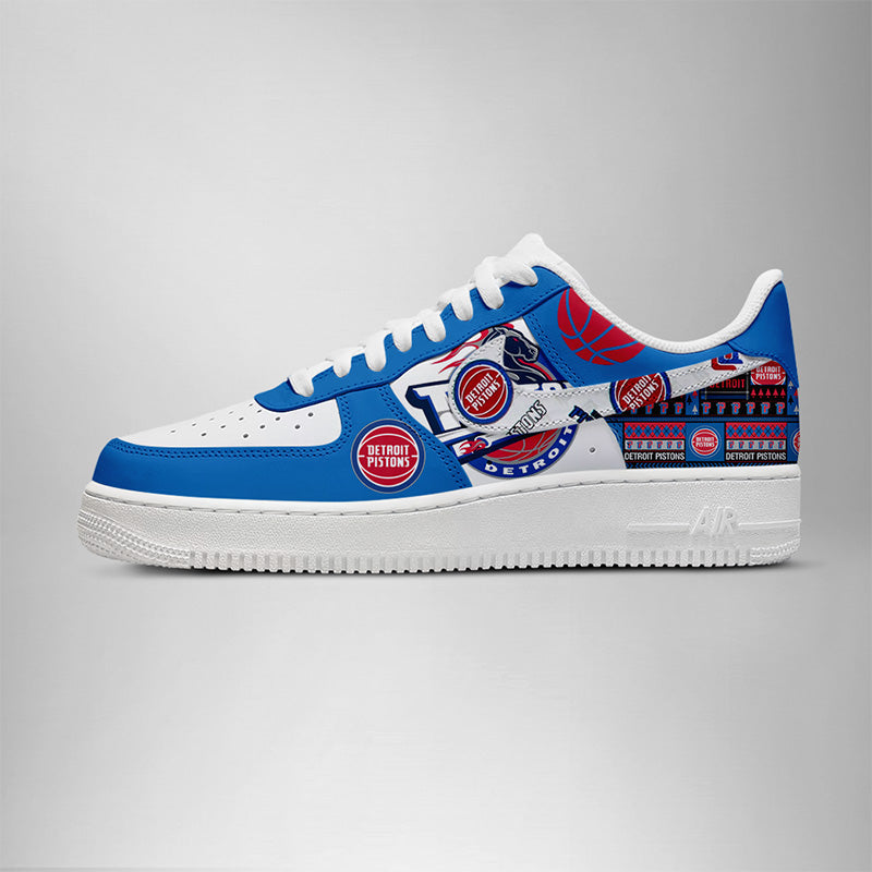 [HOT DEAL] NEW CUSTOMIZED NBA14 DPI DETROIT PISTONS AF1 SHOES