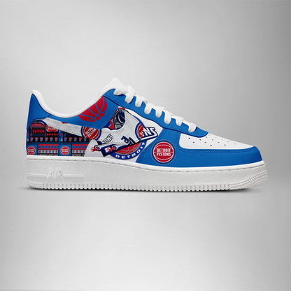 [HOT DEAL] NEW CUSTOMIZED NBA14 DPI DETROIT PISTONS AF1 SHOES
