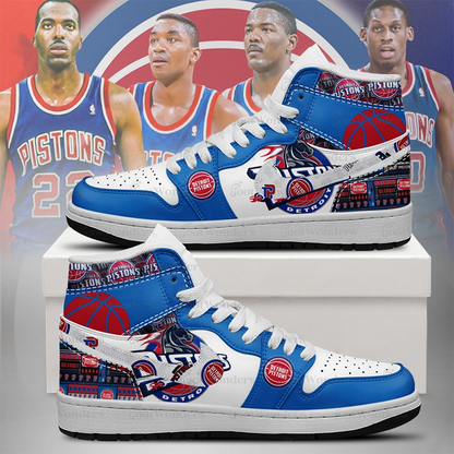 [HOT DEAL] NEW CUSTOMIZED NBA14 DPI DETROIT PISTONS AIR JORDAN SNEAKERS