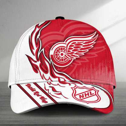 LIMITED EDITION - NEW CUSTOMIZED NHL22 DRW DETROIT RED WINGS CLASSIC CAP