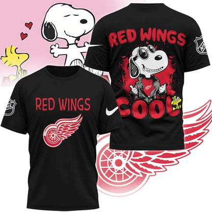 LIMITED EDITION - NEW CUSTOMIZED NHL22 DRW DETROIT RED WINGS X SNOOPY T-SHIRT, SWEATSHIRT, HOODIE & ZIP HOODIE