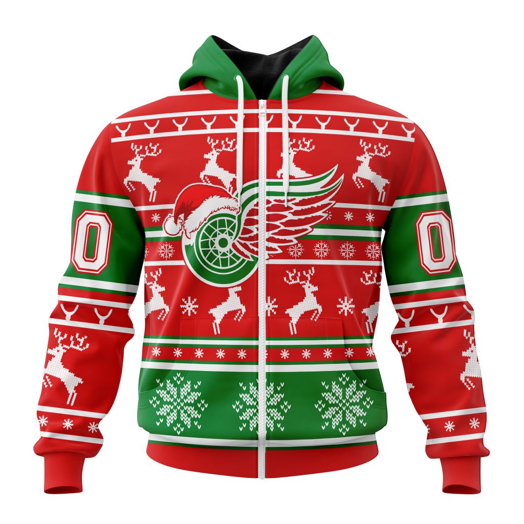 LIMITED EDITION - NEW CUSTOMIZED NHL22 DRW DETROIT RED WINGS UNISEX T-SHIRT, POLO, HOODIE & JACKETS