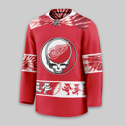 [SUPER SALE] NEW CUSTOMIZED NHL22 DRW DETROIT RED WINGS UNISEX HOCKEY JERSEY