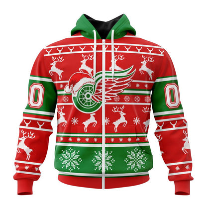 LIMITED EDITION - NEW CUSTOMIZED NHL22 DRW DETROIT RED WINGS UNISEX T-SHIRT, POLO, HOODIE & JACKETS