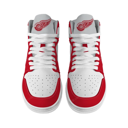 LIMITED EDITION - NEW CUSTOMIZED NHL22 DR WINGS AIR JORDAN SNEAKERS