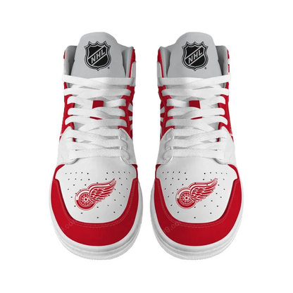 LIMITED EDITION - NEW CUSTOMIZED NHL22 DR WINGS AIR JORDAN SNEAKERS