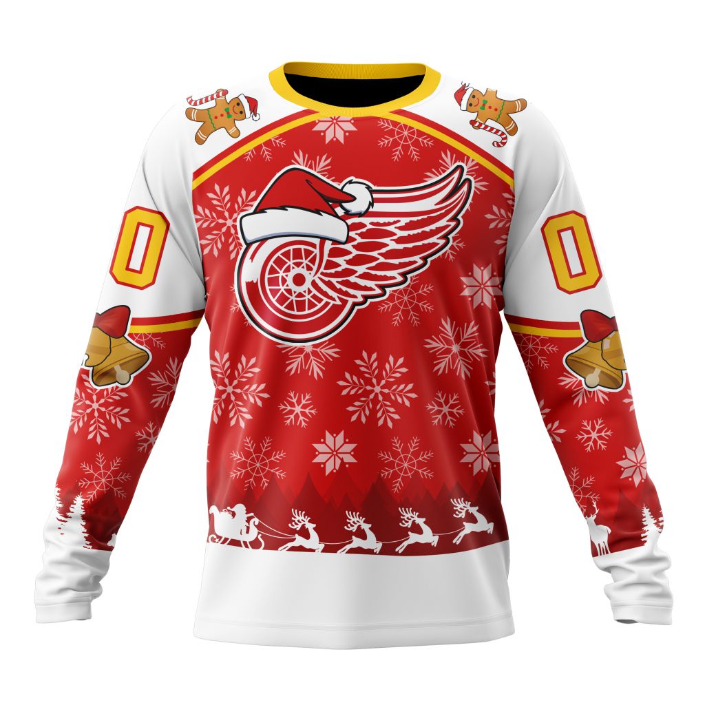 LIMITED EDITION - NEW CUSTOMIZED NHL22 DRW DETROIT RED WINGS UNISEX T-SHIRT, POLO, HOODIE & JACKETS