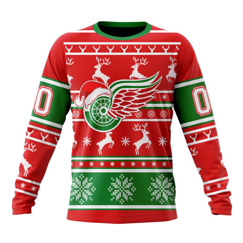 LIMITED EDITION - NEW CUSTOMIZED NHL22 DRW DETROIT RED WINGS UNISEX T-SHIRT, POLO, HOODIE & JACKETS