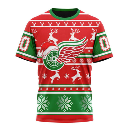 LIMITED EDITION - NEW CUSTOMIZED NHL22 DRW DETROIT RED WINGS UNISEX T-SHIRT, POLO, HOODIE & JACKETS