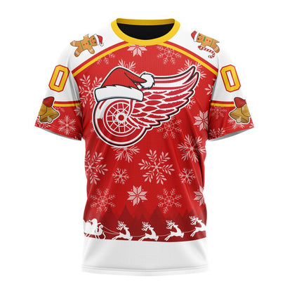 LIMITED EDITION - NEW CUSTOMIZED NHL22 DRW DETROIT RED WINGS UNISEX T-SHIRT, POLO, HOODIE & JACKETS