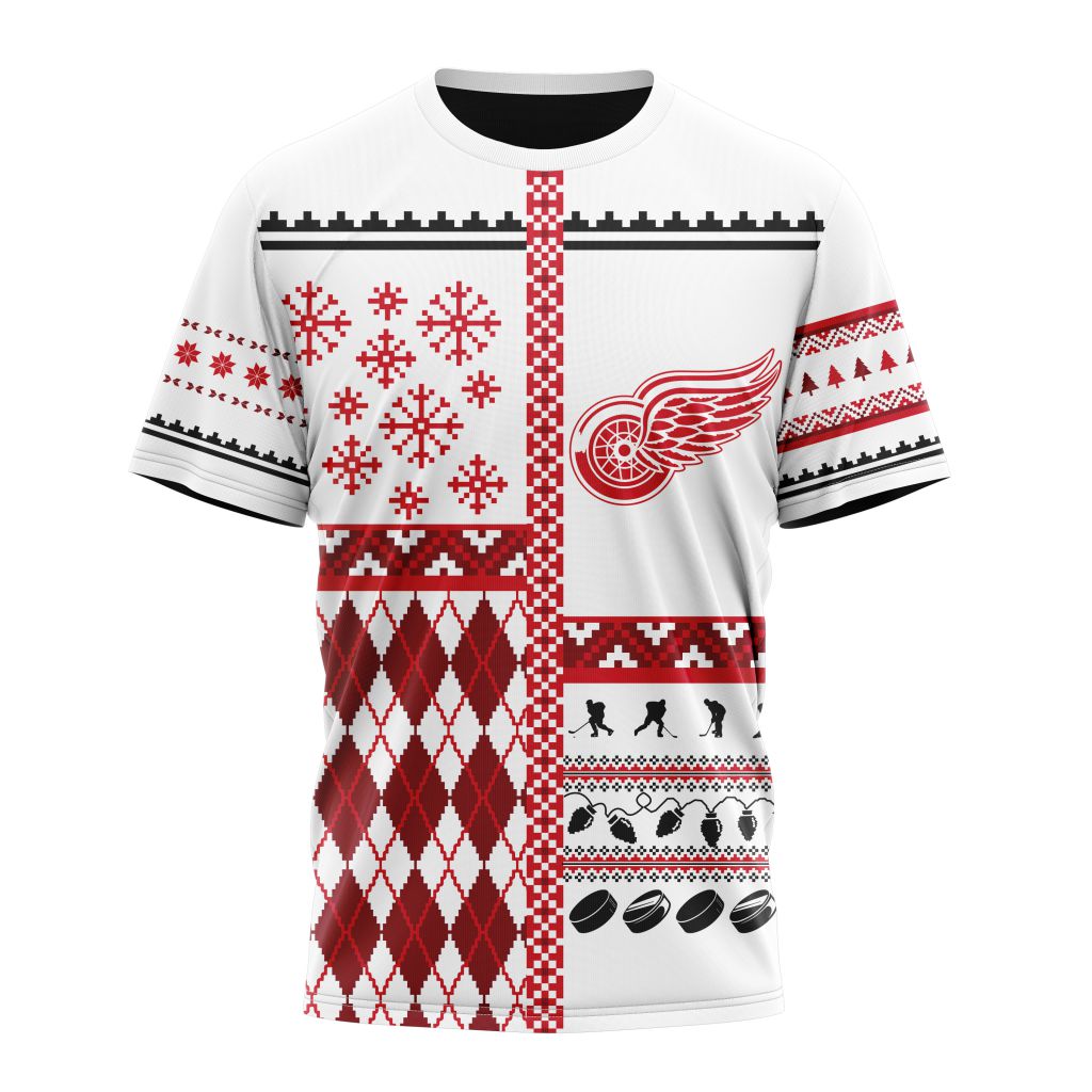 LIMITED EDITION - NEW CUSTOMIZED NHL22 DRW DETROIT RED WINGS UNISEX T-SHIRT, POLO, HOODIE & JACKETS