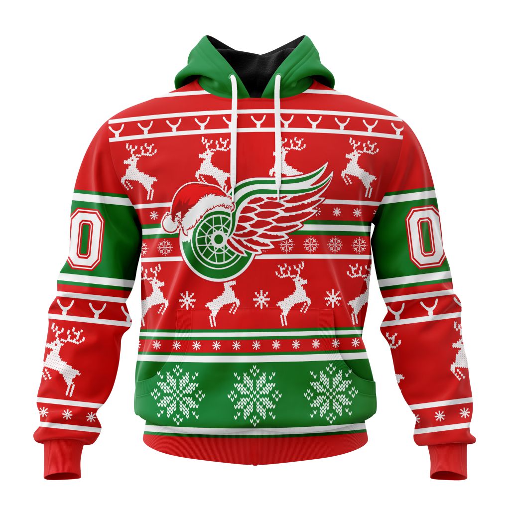 LIMITED EDITION - NEW CUSTOMIZED NHL22 DRW DETROIT RED WINGS UNISEX T-SHIRT, POLO, HOODIE & JACKETS