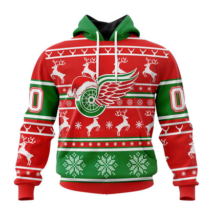 LIMITED EDITION - NEW CUSTOMIZED NHL22 DRW DETROIT RED WINGS UNISEX T-SHIRT, POLO, HOODIE & JACKETS