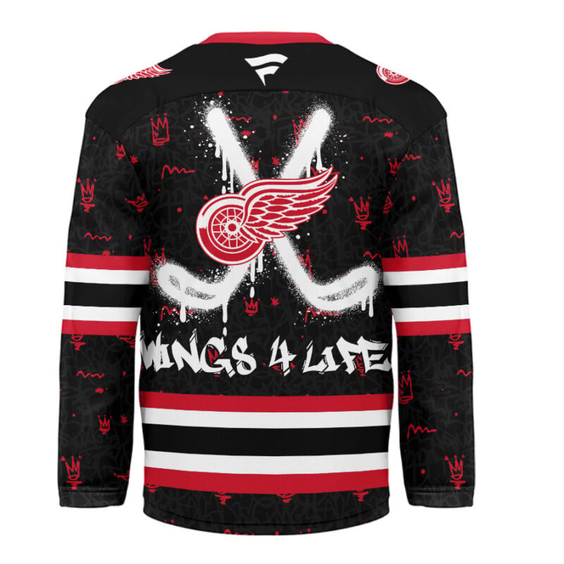 LIMITED EDITION - NEW CUSTOMIZED NHL22 DR WINGS UNISEX HOCKEY JERSEY