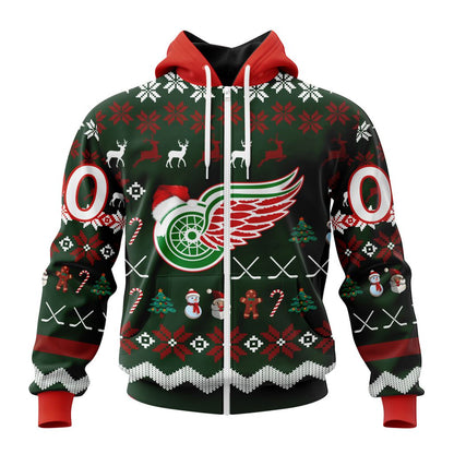 LIMITED EDITION - NEW CUSTOMIZED NHL22 DRW DETROIT RED WINGS UNISEX T-SHIRT, POLO, HOODIE & JACKETS