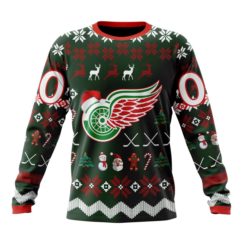 LIMITED EDITION - NEW CUSTOMIZED NHL22 DRW DETROIT RED WINGS UNISEX T-SHIRT, POLO, HOODIE & JACKETS