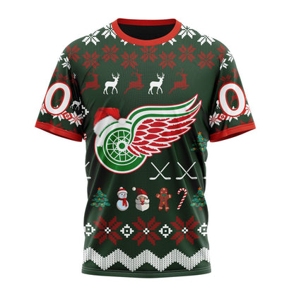 LIMITED EDITION - NEW CUSTOMIZED NHL22 DRW DETROIT RED WINGS UNISEX T-SHIRT, POLO, HOODIE & JACKETS