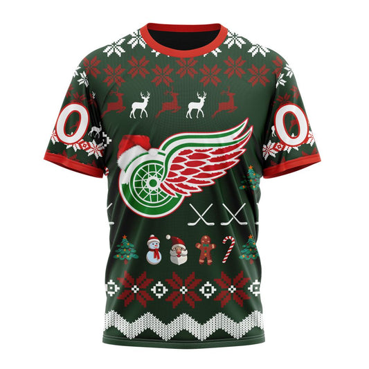 LIMITED EDITION - NEW CUSTOMIZED NHL22 DRW DETROIT RED WINGS UNISEX T-SHIRT, POLO, HOODIE & JACKETS