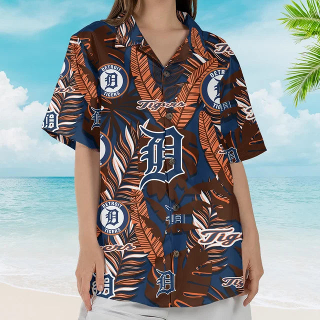 LIMITED EDITION - NEW CUSTOMIZED MLB16 DTS DETROIT TIGERS UNISEX HAWAIIAN SHIRT