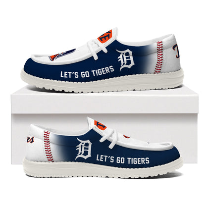 LIMITED EDITION - NEW CUSTOMIZED MLB16 DTS DETROIT TIGERS LOAFER SHOES