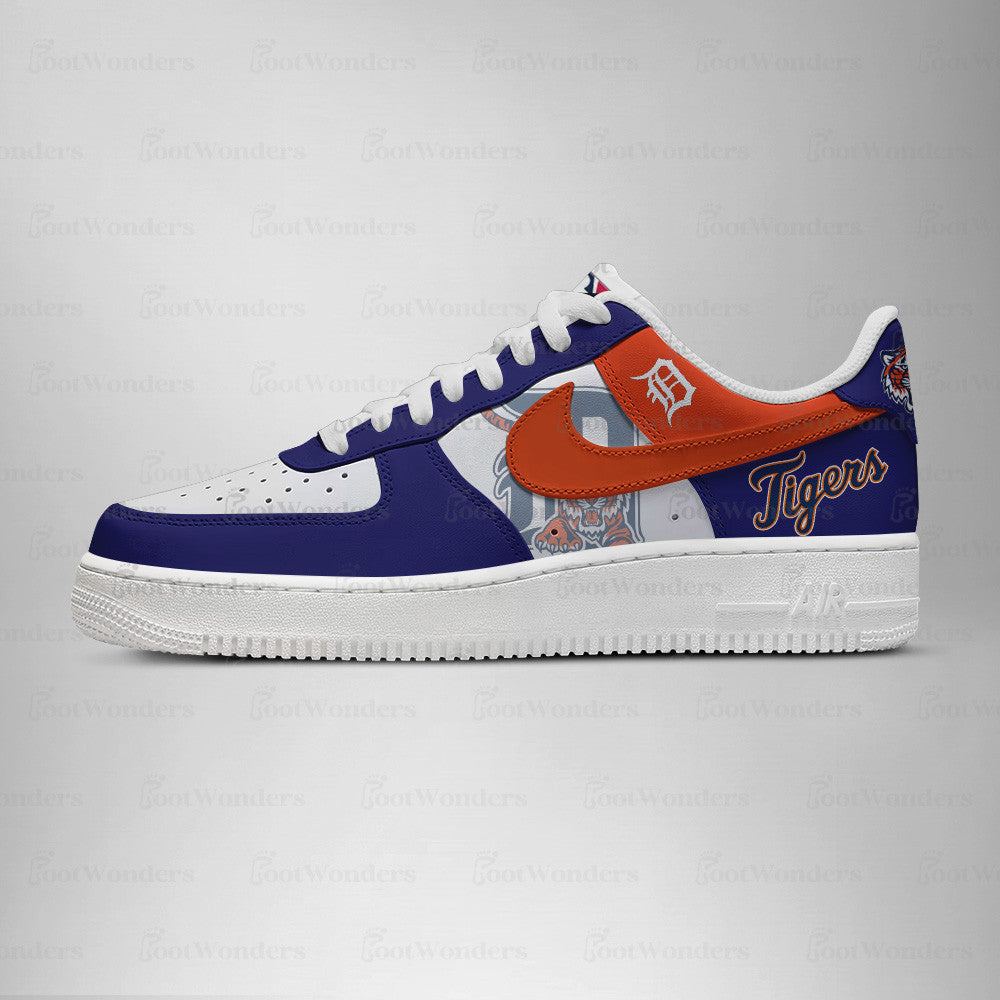 LIMITED EDITION - NEW CUSTOMIZED MLB16 DT TIGERS AF1 SHOES