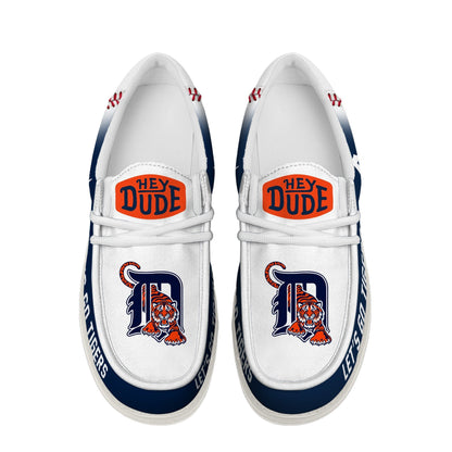 LIMITED EDITION - NEW CUSTOMIZED MLB16 DTS DETROIT TIGERS LOAFER SHOES