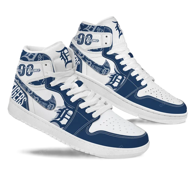 LIMITED EDITION - NEW CUSTOMIZED MLB16 DT TIGERS AIR JORDAN SNEAKERS