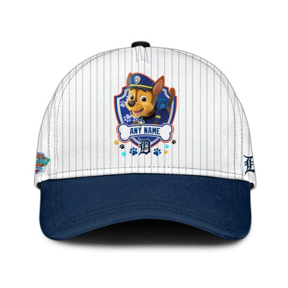 LIMITED EDITION - NEW CUSTOMIZED MLB16 DTS DETROIT TIGERS x PAW PATROL BASEBALL JERSEY & CAP