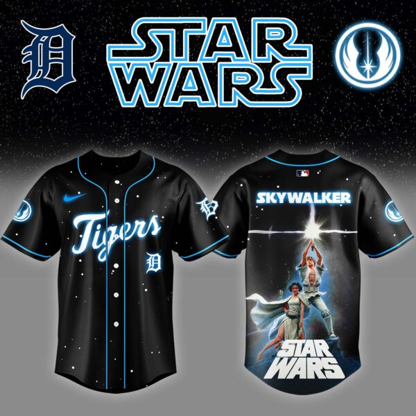 LIMITED EDITION - NEW CUSTOMIZED MLB16 DT TIGERS x STAR WARS BASEBALL JERSEY