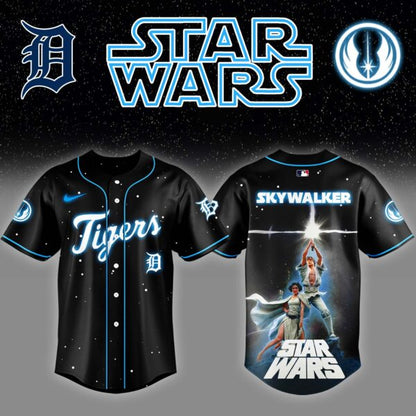 LIMITED EDITION - NEW CUSTOMIZED MLB16 DT TIGERS x STAR WARS BASEBALL JERSEY
